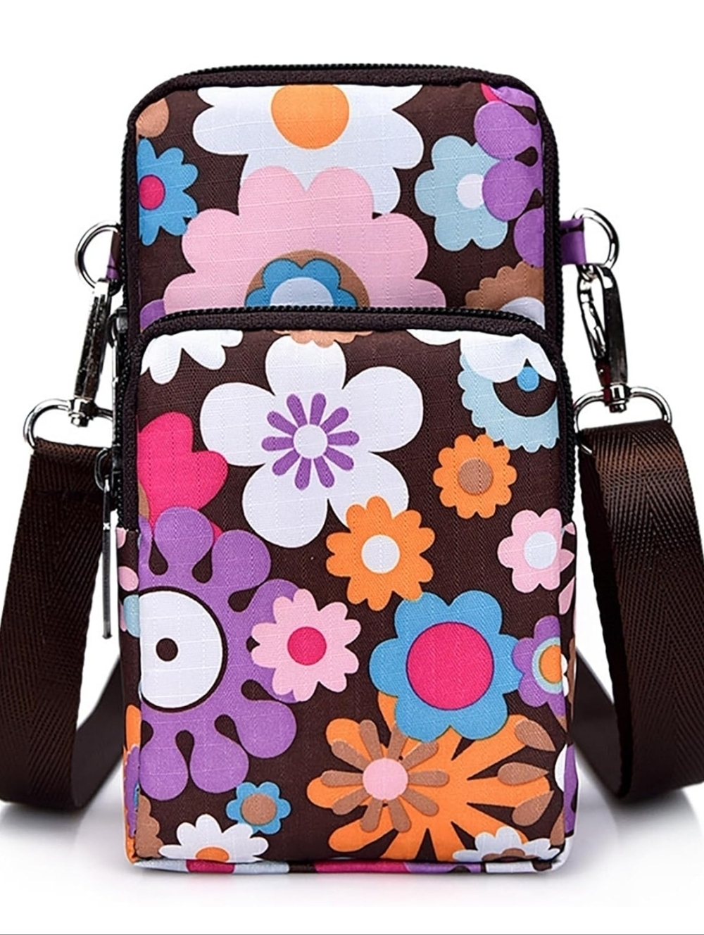 Crossbody Bag Phone Sleeve Concert Venue Festival Adjustable Strap Arm Wrist NWT